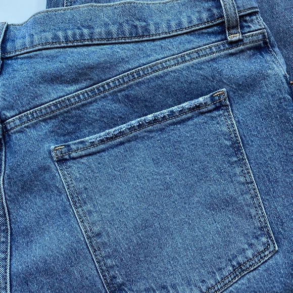 OLD NAVY Jeans High Rise Button-Fly Slouchy Straight Denim - Picture 8 of 10